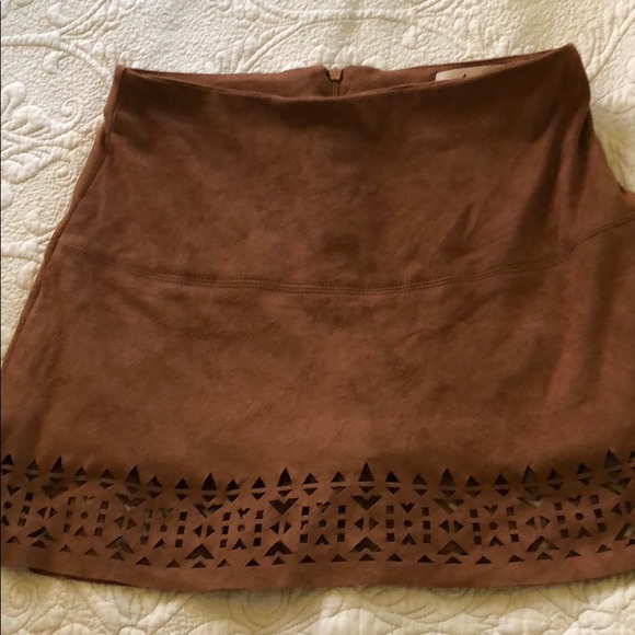 Jolt Dresses & Skirts - Jolt “suede” tan skirt Jolt Dresses & Skirts - Jolt “suede” tan skirt